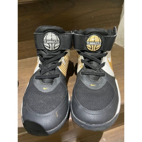 Lot of 3 youth Nike Vapor X Team Hustle D9 Mid Blk Metallic Asics New G8 tennis - Picture 15 of 16